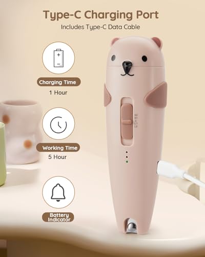 Lilian&Gema Baby Healthcare and Grooming Kit, 28-in-1 Rechargeable Nail Trimmer Electric Set, Dual Auto Light Baby Nail Care Kit, Portable Newborn Nursery Health Care Set for Infant Toddlers Boy Girl - color: Brown