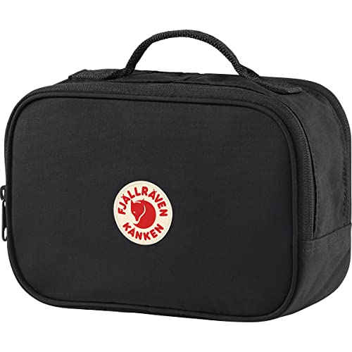 Fjällräven Kanken Toiletry Bag - Strong, Reinforced, Durable Fabric, Organized Storage - Travel - color: ['Black']