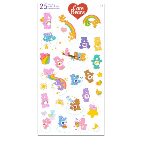 Care Bears Kids Toothbrush and Cup Kit - Official, Multicolor, Manual Toothbrush, Cup, Stickers, Cat Door Hanger, Ages 3+