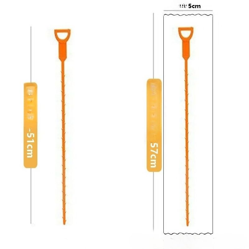 Drain Cleaner Tool, Hair Clog Remover Hook for Sink Pipe, Sewage Filter and Unclogging Tool for Floor Drains, Prevent Blockage Cleaner(2pcs)
