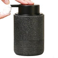 Resin Foaming Soap Dispenser, 11 OZ Bathroom & Kitchen Foam Soap Dispenser, Easy Press Pump, Refillable Hand Soap Dispenser, Modern Decor (Black) - color: Black