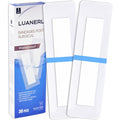 30 Pack 4"x14" Waterproof Adhesive Island Dressing for Post-Surgery Recovery | Sterile Bordered Gauze Bandages with Non-Stick Pad for Knee/Hip Replacement, Surgical Incision Care & Shower Protection - size: 4x14 in