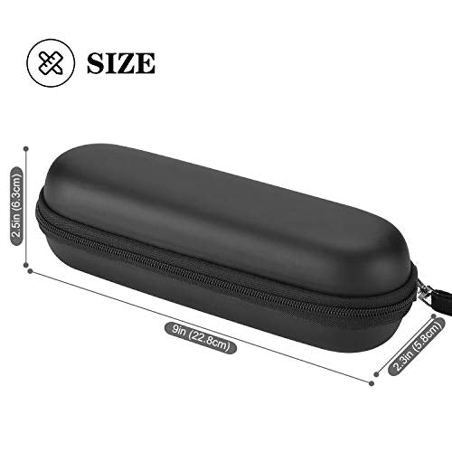 ProCase Electric Toothbrush Hard Travel Case Compatible with Oral-B Pro 1000 8000, Sonicare 1100 5100 6100, Carrying Bag Carrier for Battery Power Rechargeable Toothbrush (Case Only) –Black