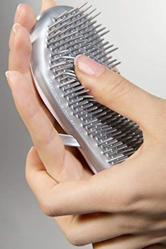 B110 Shower Head Brush/Exfoliator Shampoo Brush/Head Massager Scalp Stress Relax Shower Brush/Scalp Scrub Hair Brush Massager/Hair Massager for Hair Growth/Scalp Dandruff Brush Small Hair Brush - color: Pink Purple