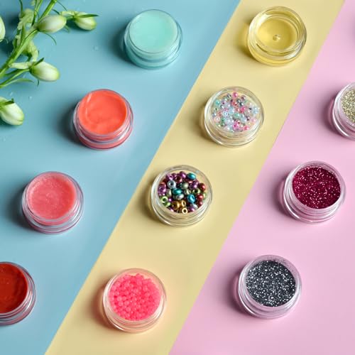 50 Pack 3 Gram Sample Containers with Lids, Small Plastic Cosmetic Jars, Makeup Travel Container Jar for Cream, Bead, Eye Shadow, Jewelry, Lotions, Powders, Glitters Lip Gloss with Labels,Spatulas - color: Black Lid, size: 0.1 Ounce