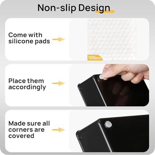 Vtopmart 25 PCS Office Desk Drawer Organizers Set, 4-Size Versatile Plastic Drawer Organizer Trays, Storage Bins for Desk Accessories Office Organizers and Storage, Bathroom, Makeup, Vanity, Black - color: Black