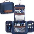 Ralnitote Large Hanging Toiletry Bag for Men, Travel Bathroom Bag with Hook, Hygiene Bag Organizer for Shower, Shaving & Grooming Essentials, Navy - color: Navy