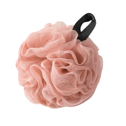 Loofah Sponges for Shower,Exfoliating Cleaning Bath Loofa Body Scrubber Balls for Women Men Washing(1 pcs, Pink) - color: Pink, size: 1 Count (Pack of 1)