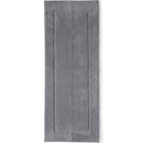 Lands' End Non Skid Bath Rug Rich Steel 23" x 59" - color: Rich Steel, size: 23" x 59" (Rectangular)