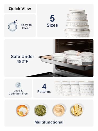 LE TAUCI Ramekins 8 oz, Ramiken for Creme Brulee, Lava Cake, Pudding, Souffle, Pot Pie, Ceramic Baking Dishes, Oven Safe - 4.3 inch, Set of 4, Arctic White - color: Arctic White, size: 8 oz