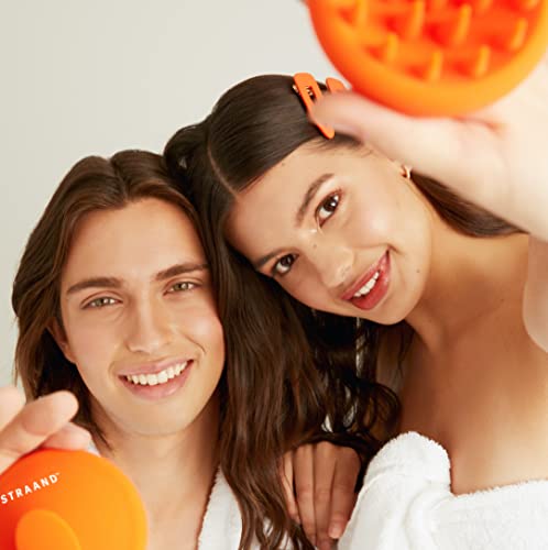 Straand Exfoliating Scalp Brush - Scalp Massager that Helps Increase Hair Growth and Stimulates Hair Follicles - Silicone Brush & Scrubber for Product Build-Up - Vegan and Cruelty-Free