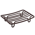 Bar Soap Dish Holder for Shower Bathroom Stainless Steel Rust Proof Self Draining, Bronze-1 Pack - color: Bronze-rectangular 1p