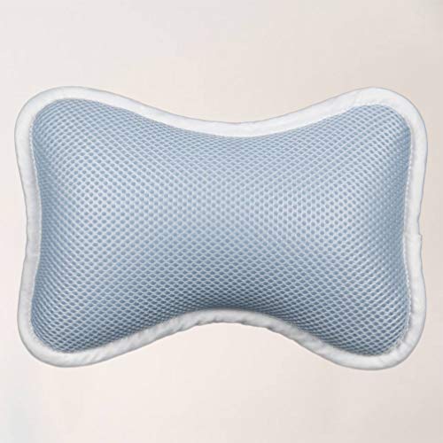 SUPVOX Bathtub Pillow with Non-Slip Suction Cups for Neck and Shoulder Support Fits Standard Oval and Straight Bathtubs Spa and Home Bath Cushion 11.41X7.08X2.95 Inches