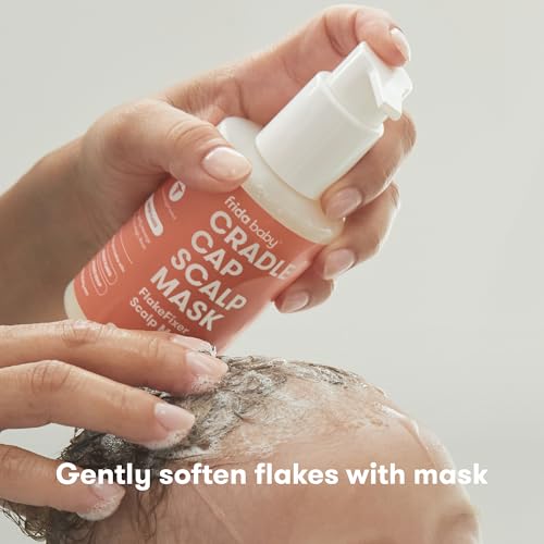 Frida Baby Cradle Cap Treatment, Cradle Cap Shampoo for Babies + Flake Fixer Scalp Spray, Cradle Cap Kit Soothes Baby's Scalp, Prevents Dryness and Flakes - style: Scalp Mask+Spray Duo