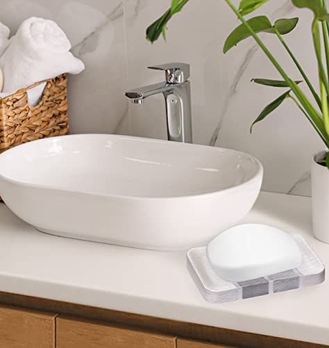 Zahari Home Modern Line Soap Dish - Modern Western Design Bar Soap Holder - Stylish Shower and Bathroom Soap Tray - Luxury Decor with Classic Charm - color: Modern Line