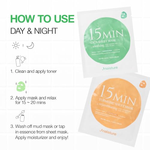 Naisture 15 Min Rescue Me Kit Skincare Gift Set for Skincare Lovers– All-in-One Bundle with Face, Eye, & Mud Masks, Complete Self-Care Kit (6 pcs) - color: Rescue Me Kit