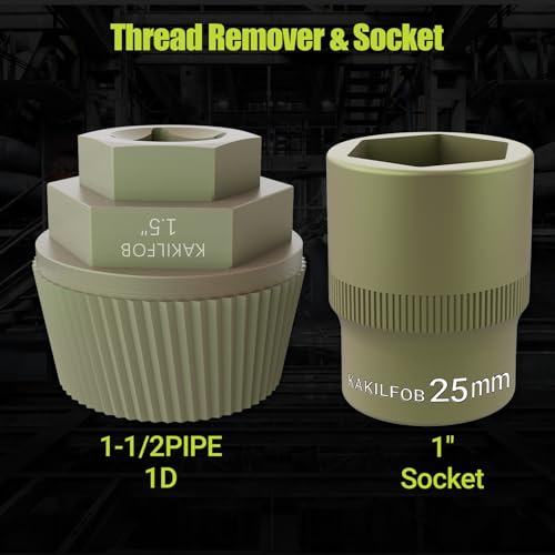 Tub Drain Removal Tool, Plating Coating Tub Drain Extractor with 1-inch Socket, Remove the Old, Broken, Stubborn, Rusted Drain Tub Bathtub Stopper, Strong Grab Plumbing - size: 2 Pieces