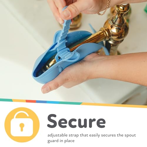 Nuby Bathtub Safety Spout Guard - Compatible with Most Standard Faucets - Bath Toys - Whale - style: Whale