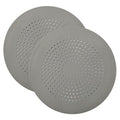 2-Pack Drain Hair Catcher Durable Silicone Hair Stopper Shower Drain Covers Easy to Install and Clean Suit for Bathroom Bathtub and Kitchen（Grey） - color: New Grey 2pack