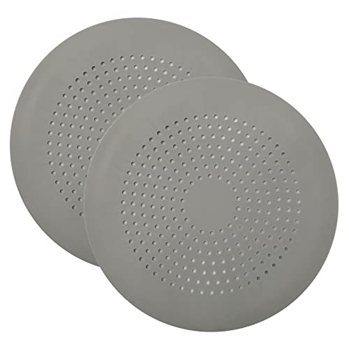 2-Pack Drain Hair Catcher Durable Silicone Hair Stopper Shower Drain Covers Easy to Install and Clean Suit for Bathroom Bathtub and Kitchen（Grey） - color: New Grey 2pack