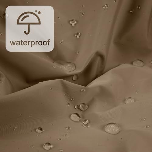 Edoneery Reusable Shower Caps for Women, Waterproof Long Hair Bonnet | Washable Design, Wide Elastic Band, Large Fit, Holds Long Hair, Braids Friendly, Bath Accessories, Spa, Travel - color: Brown