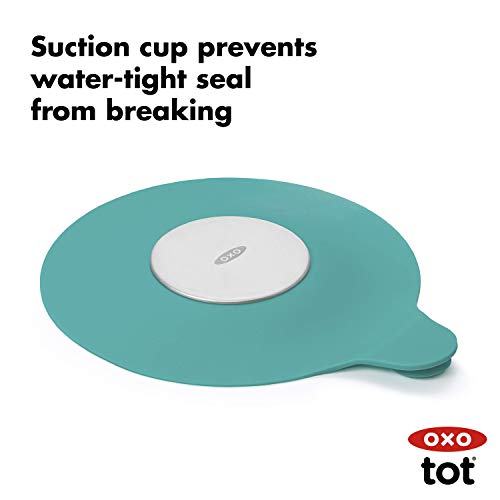 OXO Tot Tub Stopper Teal, 0.3x5.1x9 Inch (Pack of 1) - color: Teal