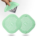 2 Pack Drain Cover Hair Catcher Silicone Drain Protector Hair Stopper for Shower Kitchen Bathroom Bathtub Mint Green - color: Mintgreen