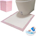 Toilet Floor Protector From Urine 15 Pack Disposable Toilet Mats Provides Ideal Liquid Absorption Great for Toilet Training or Keeping Your Floors Clean (Pink Mats) - style: Pink Mats
