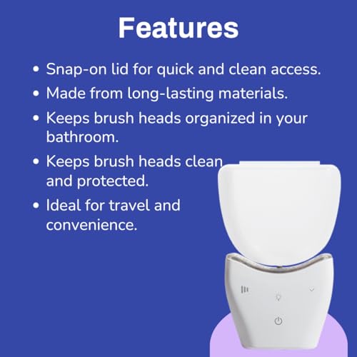 autobrush Brush Head Case, Travel Toothbrush Protector, Fits All Kids and Adults
