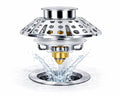 Universal Bathtub Drain Stopper, Bathtub Drain with Strainer, Pop Up Tub Drain Hair Catcher for 1-3/8 to 2in Tub Drain Hole