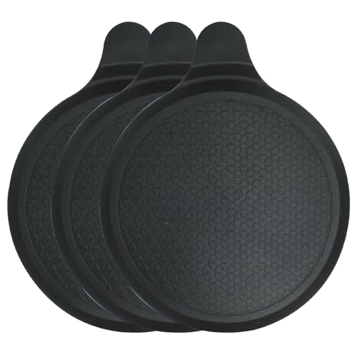 5.9" Shower Drain Plug, Rubber Drain Cover, Black Bathtub Drain Plug, Bathtub Drain Cover, Bathroom Sink Drain Cover, Kitchen Sink Drain Stopper (3 Pack) - color: Black