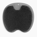 Silicone Foot Scrubber for Shower - Wall Mounted Back Washer Exfoliating Bath Wash Pad - Non-Slip Suction Cups, Deep Exfoliating Foot Cleaner for Bath, Seniors, Men and Women, Gray