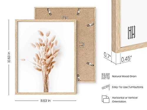 HAUS AND HUES Flower Wall Decor,Set of 4 Floral Wall Art, Floral Wall Decor, Flower Wall Art, Framed Flower Painting, Floral Pictures Wall Decor, Flower Pictures Wall Decor Framed (Framed Beige 8x10) - color: Brown Plant, size: 8x10, style: Beige Framed