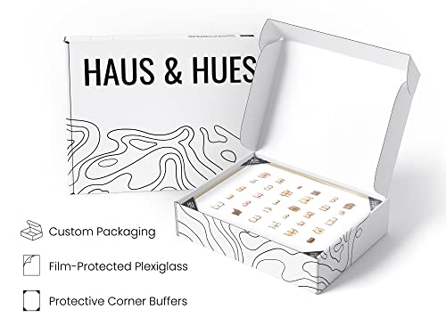 HAUS AND HUES Funny Bathroom Art - Butts Collage Cute Bathroom Decor, Sign, Wall Art (Beige Frame, 16x20) - color: Butts, size: 16"L x 20"W, style: Beige Framed