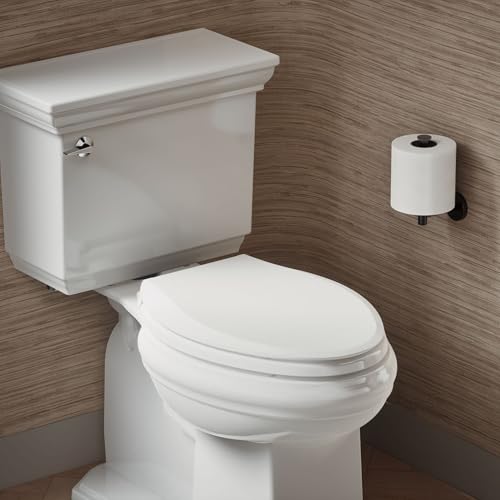 KOHLER CACHET® Nightlight Soft Close Toilet Seat Elongated, ReadyLatch®, Grip-Tight Hardware, White - color: White, size: Elongated