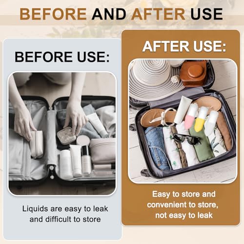 uxcell 5pcs Silicone Bottle Covers for Travel, Elastic Sleeves for Leak Proofing 0.88"/1.1"/1.6" Dia Toiletry Sleeves Travel Accessories for Shampoo Wash Body Bottles, White