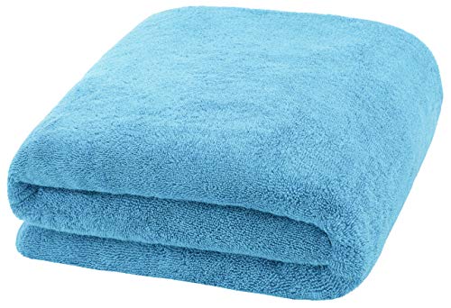 100% Cotton Oversized 40x80 Bath Sheet, Turkish Bath Towels for Bathroom Extra Large, Baby Blue Bath Sheet - color: Baby Blue, size: Bath Sheet 40x80"