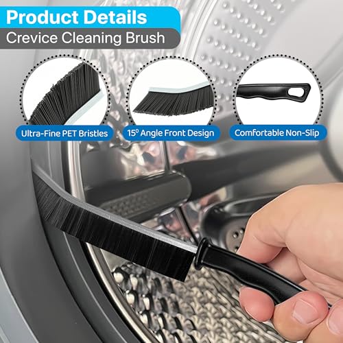 KUTO 12pcs Cleaning Brush Set, Straw Brushes,Hard Bristle Crevice Cleaning for Kitchen, Bathroom, Corner, Window, Faucets, Grout, Cup, Bottle