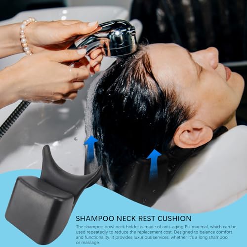 Shampoo Neck Rest Cushion, Salon Bowl Neck Rest for Shampoo Bowl Sink Non-Slip Silicone Shampoo Bowl Neck Rest Pillow Salon Hairdressing Spa Washing Sink Basin