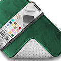 Clara Clark Bathroom Rugs, Velvet Memory Foam Bath Mat, Non-Slip, Machine Washable Bath Rugs - Dries Quickly, Ultra Soft Plush Bath Mats for Bathroom, 20 x 32, Hunter Green - color: Hunter Green, style: 20 x 32