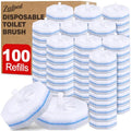 100 Count Disposable Toilet Brush,Toilet Cleaner Wand Refills Compatible with Most Toilet Brushes- No Falling Apart, Fresh Fragrance，4X Cleaning Power，Bathroom Cleaning. - size: 1 Count (Pack of 100)