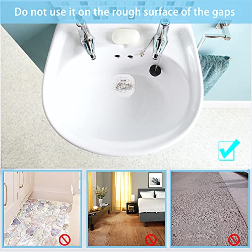 4 Pack Drain Hair Catcher Durable Silicone Hair Stopper Shower Drain Covers Easy to Install and Clean Suit for Bathroom Bathtub and Kitchen (Square Grey 4Pack) - color: Square Grey 4pack