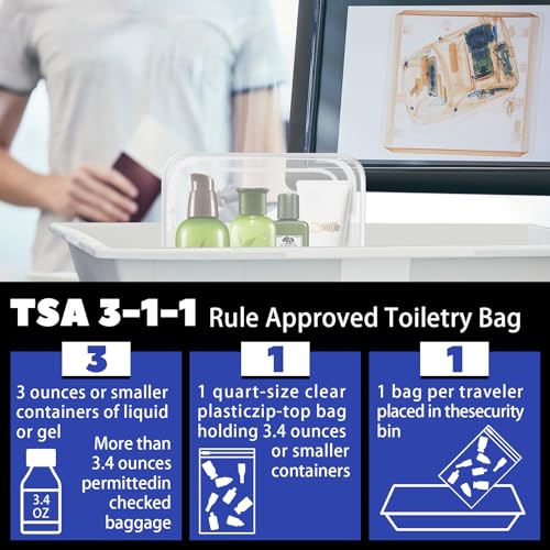 YedsIntu 16 Pieces Small Clear Makeup Bag PVC Zippered Pouches, TSA Approved Toiletry Bag for Travel, Waterproof Cosmetics Bag Vinyl Plastic Organizer Case for Vacation Bathroom - color: White-S