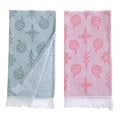 sea me at home Christmas Hand Towels Set of 2, Festive Holiday Bathroom & Kitchen Towels (Santa's Pick) - color: Santa's Pick