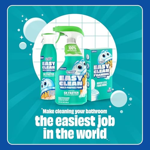 Scrubbing Bubbles Easy Clean Foaming Toilet Bowl Cleaner, Easy Toilet Drop In Powder Pouches, 3.5 Ounce (Pack of 10) - size: 5 Count (8.8 Ounce, Pack of 2)