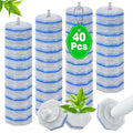 40 Count Toilet Bowl Wand Refills for Clorox, 4X Cleaning Power Toilet Bowl Cleaner Refill Pads for Clorox Wand System, Disposable Toilet Brush for Bathroom Cleaning - size: 1 Count (Pack of 40)