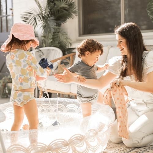 Tiny Twinkle Mess Proof Wet Bags | 2-Pack Reusable Waterproof Wet Bags for Swimsuits | Baby Clothes | Travel & Diaper Bag (Luna) - color: Luna, size: 2 Pack