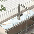 Faucet Mat for Kitchen Sink Absorbent Splash Guard Bathroom 23.5"X5.5" - size: 23.5" x 5.5"