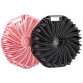 Silicone Body Scrubber, Exfoliating Body Scrubber for Sensitive Skin, Non-Slip Shower Scrubber for Body, Silicone Body Brush for Showering, Charcoal, Effective Showering Exfoliation, Gentle Massage - color: Black and Pink