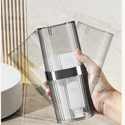 Travel Toothbrush Cup Case, Toothbrush Travel Container Portable Travel Toothbrush Holder Toothpaste Storage for School Camping Business Trip Bathroom (White) - color: White